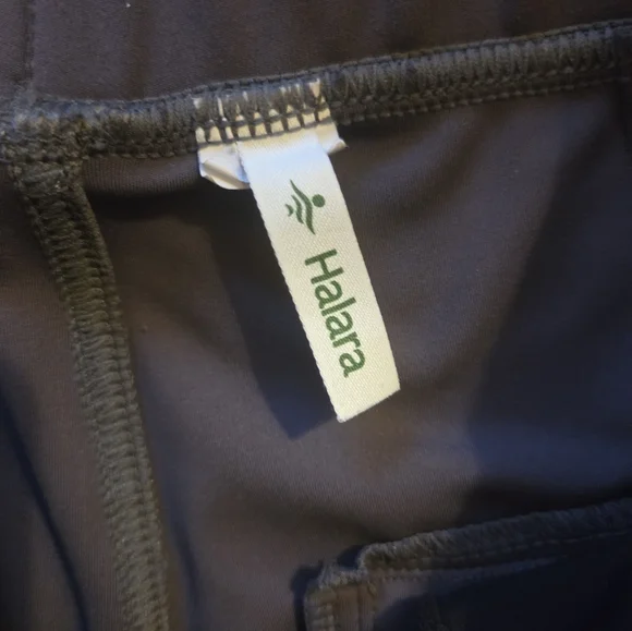 Halara Pleated Wide Leg Pants Womens Brown Pull On Work Comfy - Picture 3 of 7